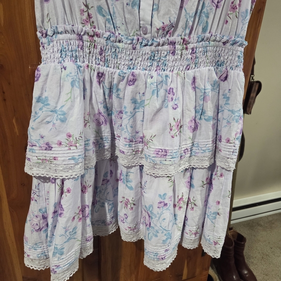 LoveShackFancy Floral Ruffle Dress - Picture 6 of 9